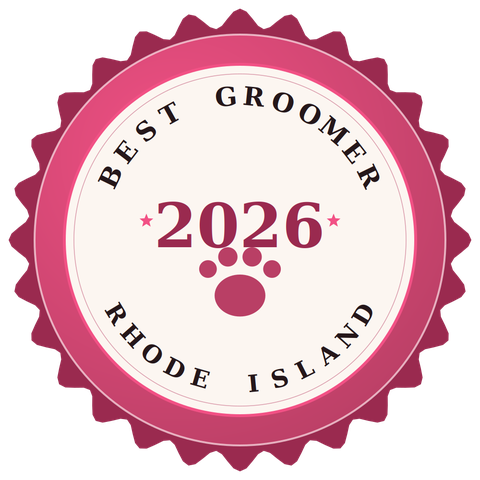 2026 Best Groomer in Rhode Island award seal